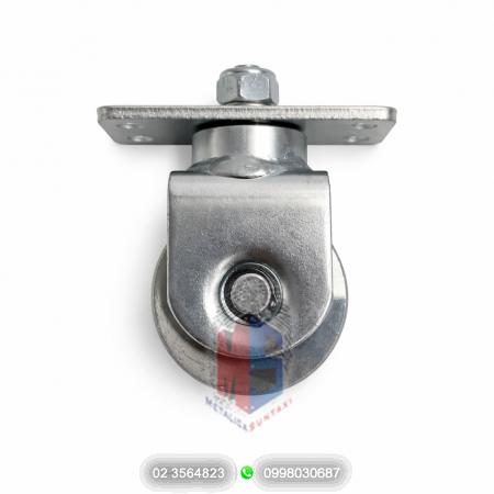 ACCESORIOS:  >RUEDA LOCA CON BASE 60MM